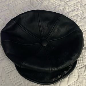 Harley Davidson leather cap